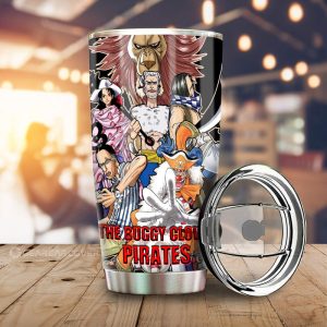 The Buggy Clown Pirates Tumbler Cup Custom One Piece Anime Car Accessories