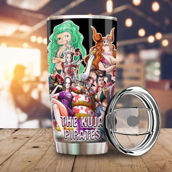 The Kuja Pirates Tumbler Cup Custom One Piece Anime Car Accessories