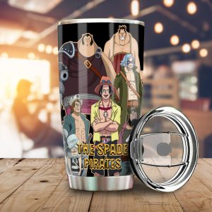 The Spade Pirates Tumbler Cup Custom One Piece Anime Car Accessories