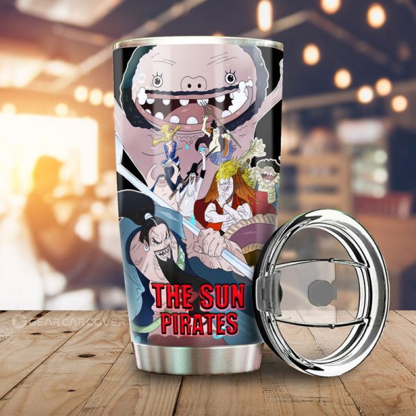 The Sun Pirates Tumbler Cup Custom One Piece Anime Car Accessories