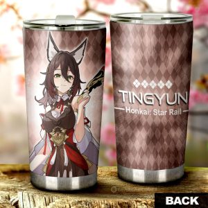 Tingyun Tumbler Cup Custom Honkai Star Rail Car Accessories