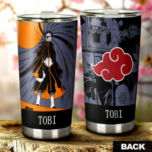 Tobi Tumbler Cup Custom Anime Car Accessories Manga Color Style