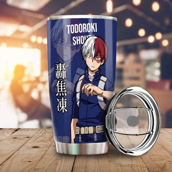 Todoroki Shouto Tumbler Cup Custom My Hero Academia Car Accessories For Anime Fans