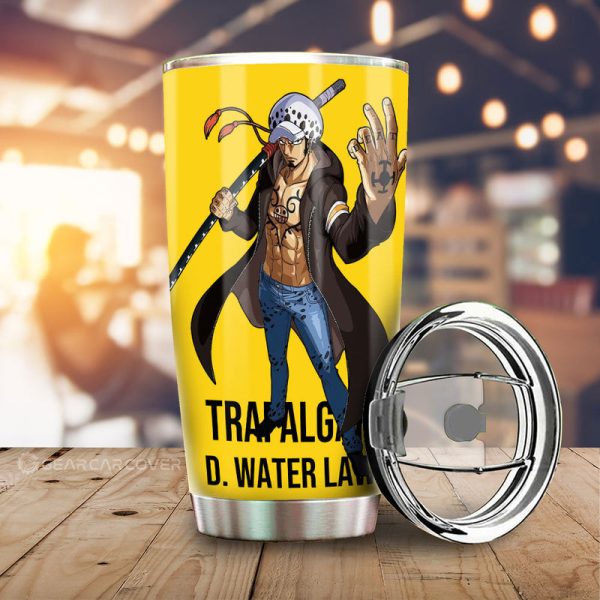 Trafalgar D. Water Law Tumbler Cup Custom Anime Car Accessories For One Piece Fans