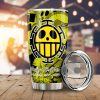 Trafalgar D. Water Law Tumbler Cup Custom Manga For One Piece Fans Car Accessories