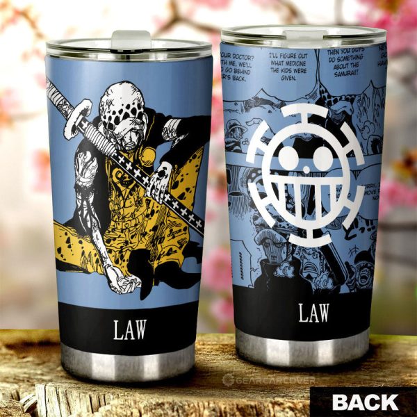 Trafalgar Law Tumbler Cup Custom Car Accessories Manga Style