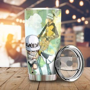 Trafalgar Law Tumbler Cup Custom One Piece Map Car Accessories For Anime Fans