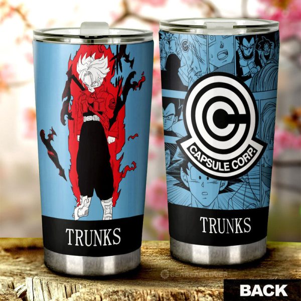 Trunks Tumbler Cup Custom Dragon Ball Anime Manga Color Style