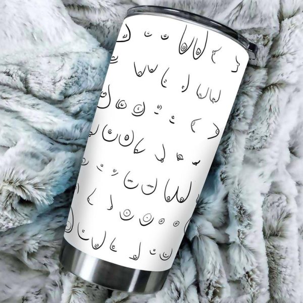 Tumbler Cup A Lot Of Boobs Funny Gift Idea