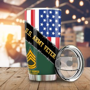 U.S. Army Veterans Tumbler Cup Custom United States Military Car Interior Accessories