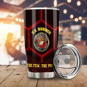 U.S. Marine Corps Tumbler Cup Custom US Military Car Accessories