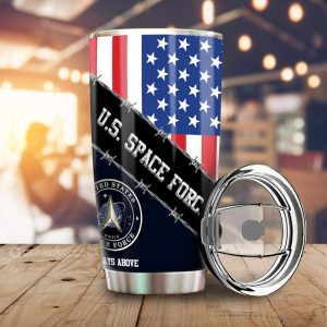 U.S. Space Force Tumbler Cup Custom United States Military Car Accessories