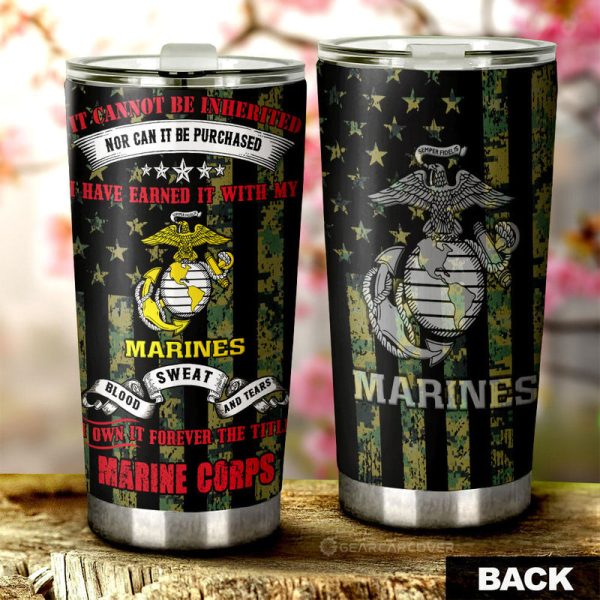 US Marine Corps Tumbler Cup Custom Car Accessories