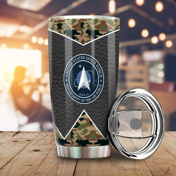 US Military Space Force Tumbler Cup Custom Car Accessories