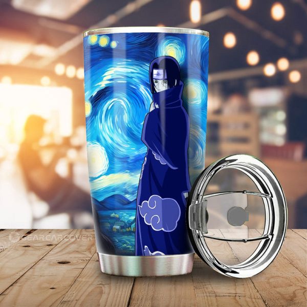 Uchiha Itachi Tumbler Cup Custom Starry Night Styles