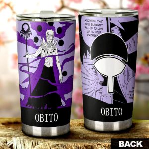 Uchiha Obito Tumbler Cup Custom Anime Car Accessories Manga Color Style