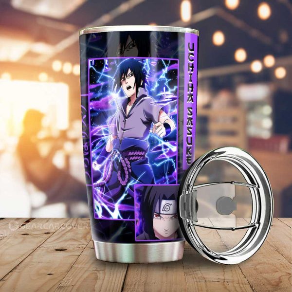 Uchiha Sasuke Tumbler Cup Custom Anime Car Accessories