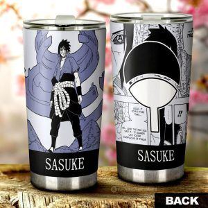 Uchiha Sasuke Tumbler Cup Custom Anime Car Accessories Manga Color Style