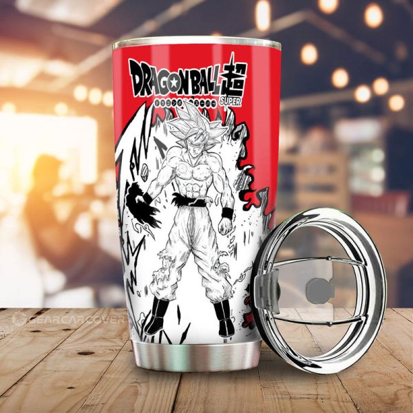 Ultra Instinct Tumbler Cup Custom Dragon Ball Anime Car Accessories Manga Style