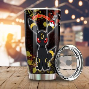 Umbreon Tumbler Cup Custom Tie Dye Style Anime Car Accessories