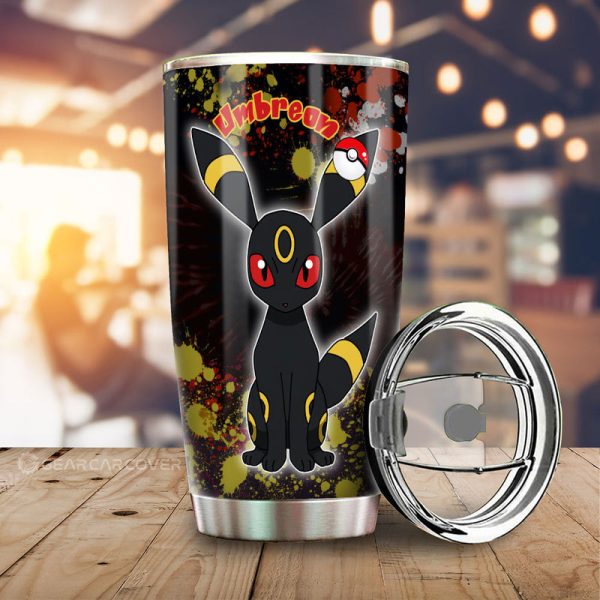 Umbreon Tumbler Cup Custom Tie Dye Style Anime Car Accessories