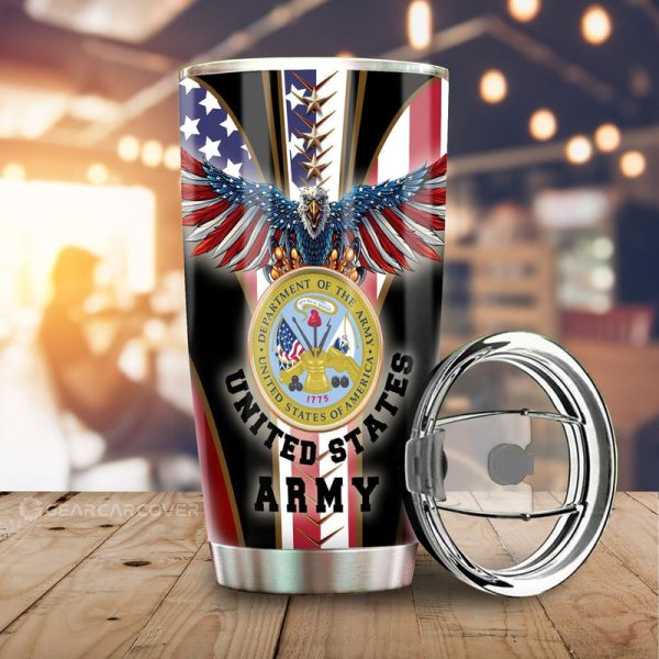 United States Army Tumbler Cup Custom US Military Car Accessories