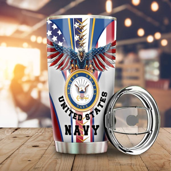 United States Navy Tumbler Cup Custom U.S Military Car Accessories