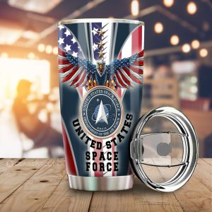 United States Space Force Tumbler Cup Custom Military Car Accessories