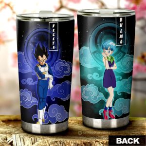 Vegeta And Bulma Tumbler Cup Custom Car Accessories