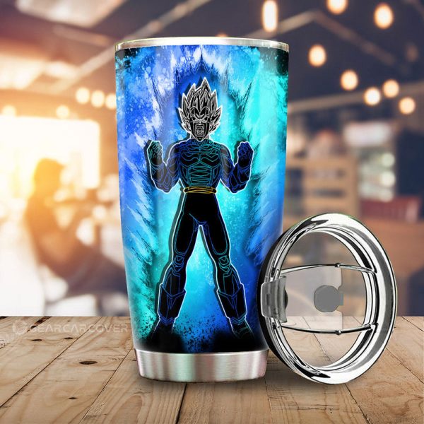 Vegeta Blue Tumbler Cup Custom Anime Car Accessories