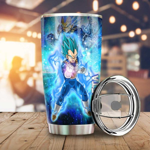 Vegeta Blue Tumbler Cup Custom Characters Dragon Ball Anime Car Interior Accessories