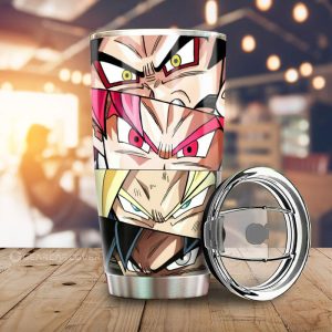 Vegeta Eyes Tumbler Cup Custom Car Interior Accessories