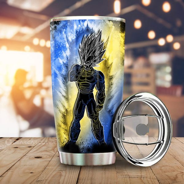 Vegeta SSJ Tumbler Cup Custom Anime Car Accessories