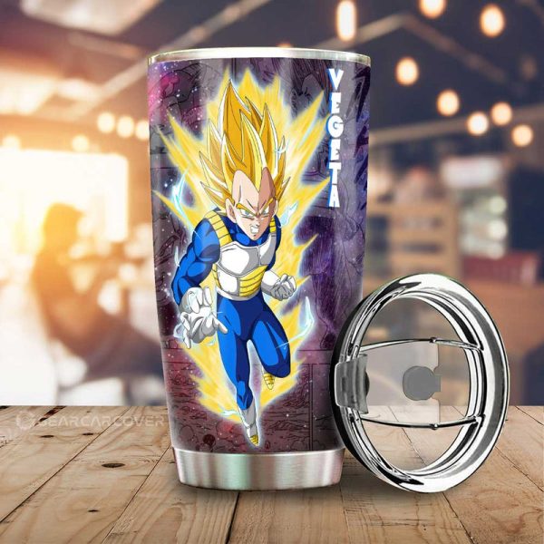 Vegeta SSJ Tumbler Cup Custom Car Accessories Galaxy Style