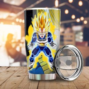 Vegeta SSJ Tumbler Cup Custom Car Interior Accessories