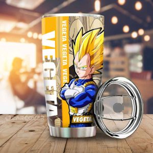 Vegeta SSJ Tumbler Cup Custom Dragon Ball Anime Car Accessories