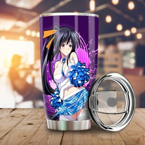 Waifu Girl Akeno Tumbler Cup Custom High School DxD