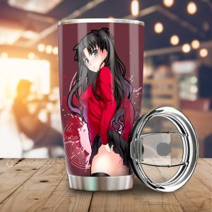 Waifu Girl Rin Tohsaka Tumbler Cup Custom Fate/Grand Order Car Accessories