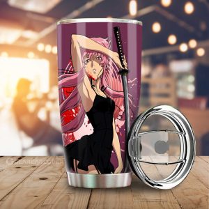 Waifu Girl Yuno Gasai Tumbler Cup Custom The Future Diary Car Accessories