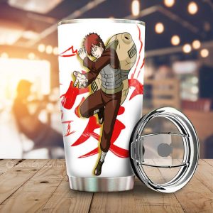 White Gaara Tumbler Cup Custom For Anime Fans