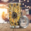 Yellow Sunflower Tumbler Cup Custom Car Accessories