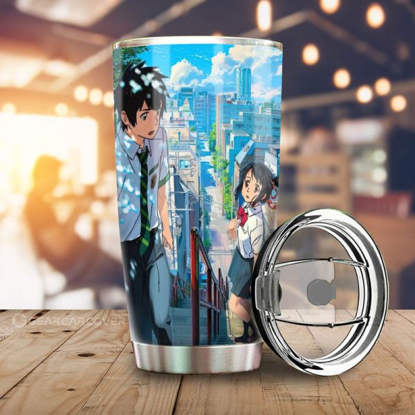 Your Name Tumbler Cup Custom Anime Car Accessories