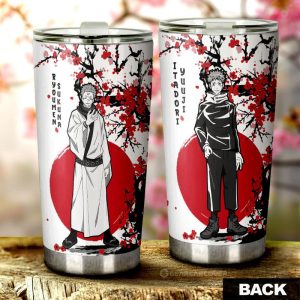 Yuji Itadori And Ryomen Sukuna Tumbler Cup Custom Japan Style Car Accessories