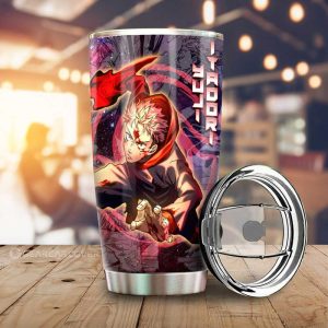 Yuji Itadori Tumbler Cup Custom Galaxy Manga Style