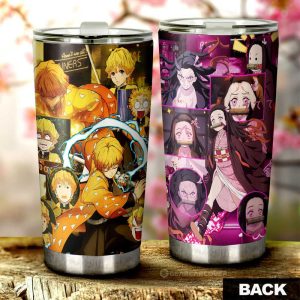 Zenitsu And Nezuko Tumbler Cup Custom Demon Slayer Anime