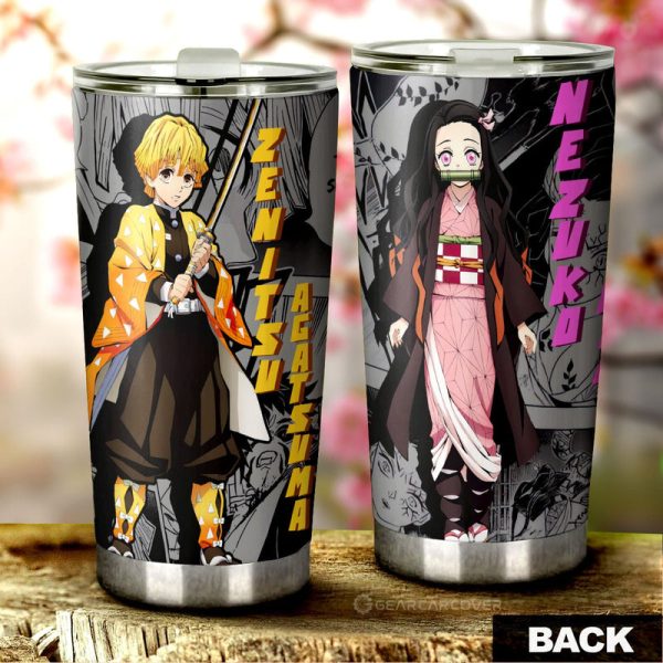 Zenitsu And Nezuko Tumbler Cup Custom Demon Slayer Anime Mix Mangas